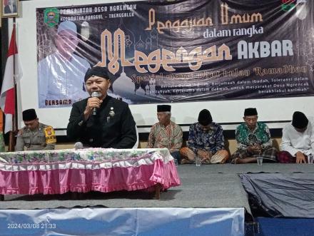 Sambut Ramadhan, Pemdes Ngrencak Gelar Megengan Akbar